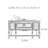 Retro Elegant Multifunctional Console Table