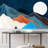 Abstract Mountains Peel & Stick Border-93868139