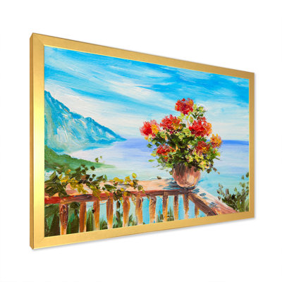 " Colorful Flowers In Mediterranean House III "