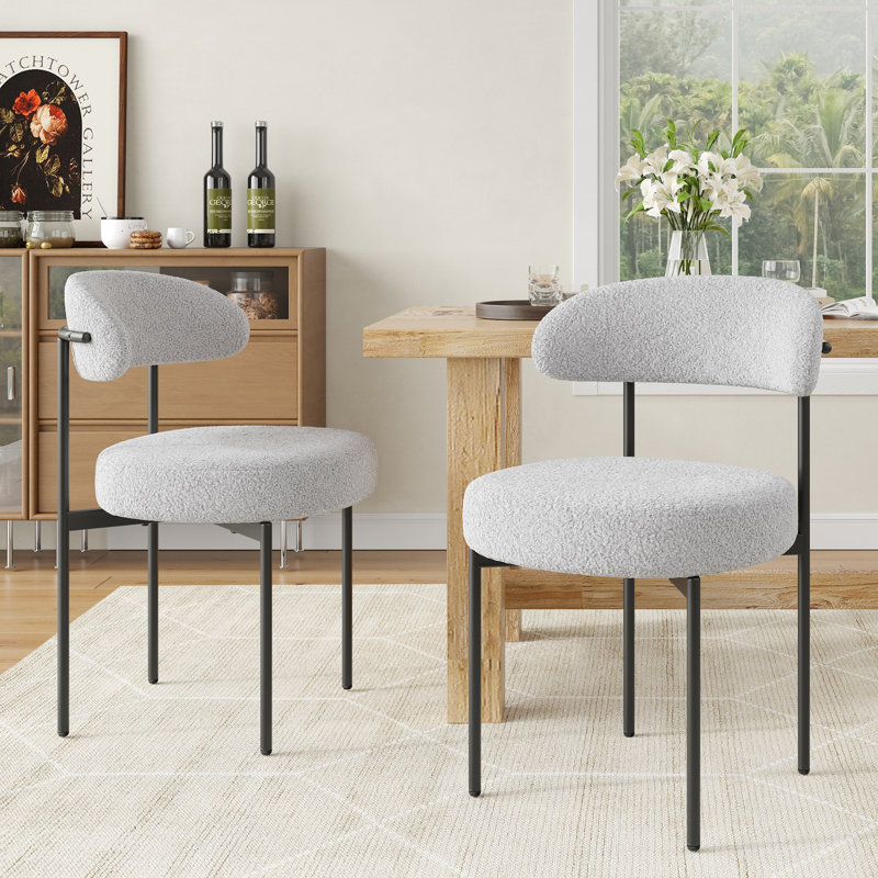 Chaise d'appoint en tissu Sherwood, Gris
