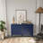 2-Door 3-Drawer Cabinet with Carved Effect, Sideboard