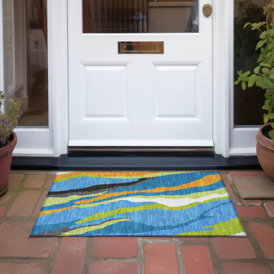 Machine Washable Indoor/Outdoor Chayden ACN1047 Rug