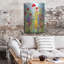 Art mural en métal luxueux «Floral Fields 1» par Art Licensing Studio, 24 po x 36 po-117052417