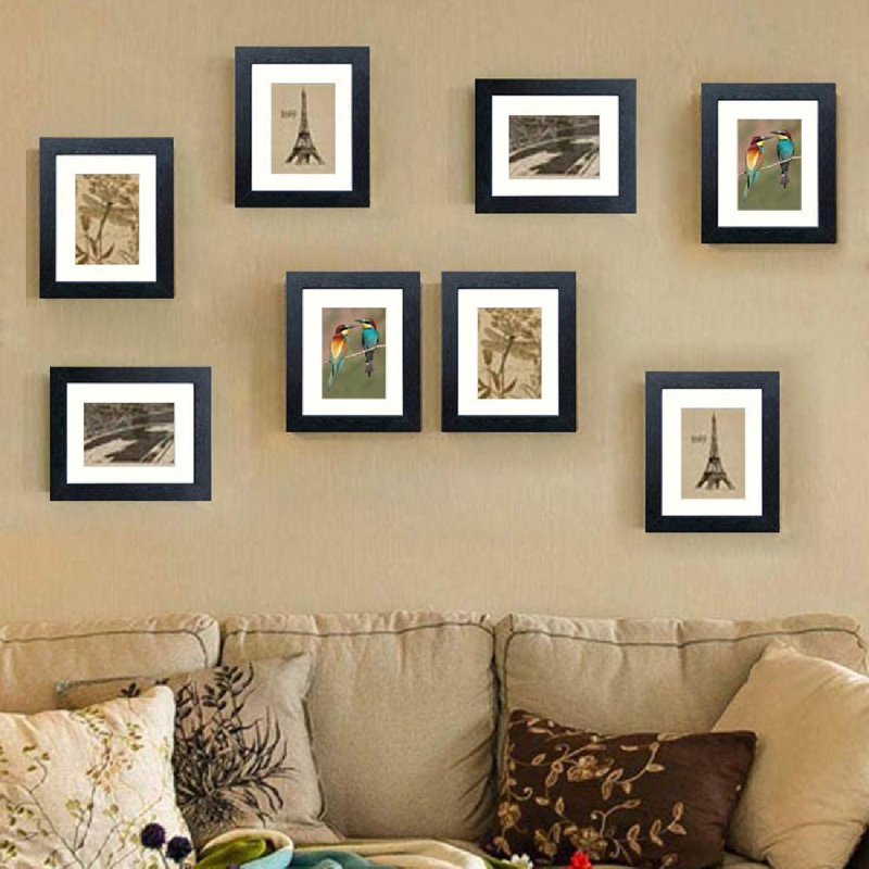 Walnut Wood Beveled Picture Frame, 8" x 10"