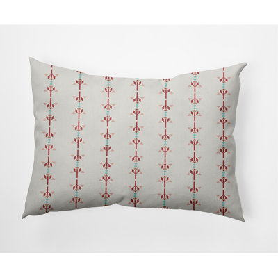 Jodhpur Stripe Indoor/Outdoor Lumbar Throw Pillow