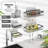 Adhesive Stainless Steel Shower Caddy-103397375