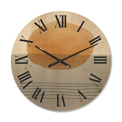 Solid Wood Wall Clock