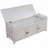 Storage Bench With 3 Shutter-Shaped Doors, Shoe Bench With Removable Cushion And Hidden Storage Space-436295376
