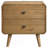 Winston Light Ash 2-Drawer Nightstand Bedside Table