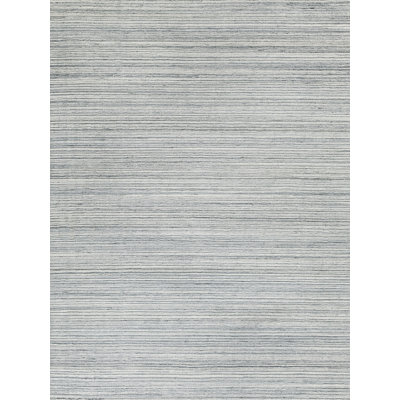 Rossini Striped Area Rug in Light Gray