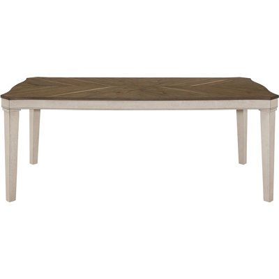 Table de salle à manger rustique crème et bord de mer muscade