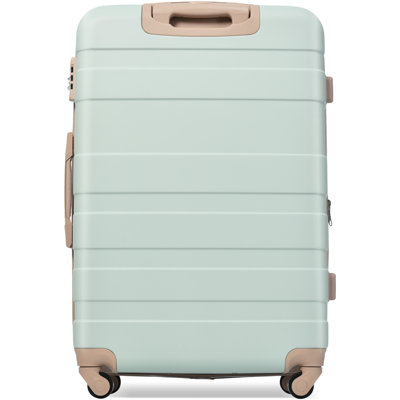 Luggage Sets New Model ABS Hardshell 3Pcs Clearance Luggage Hardside Lightweight Durable Suitcase Sets Spinner Wheels Suitcase With TSA Lock 20''24''2