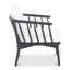 Chaise longue d'extérieur Byng - blanc chaud