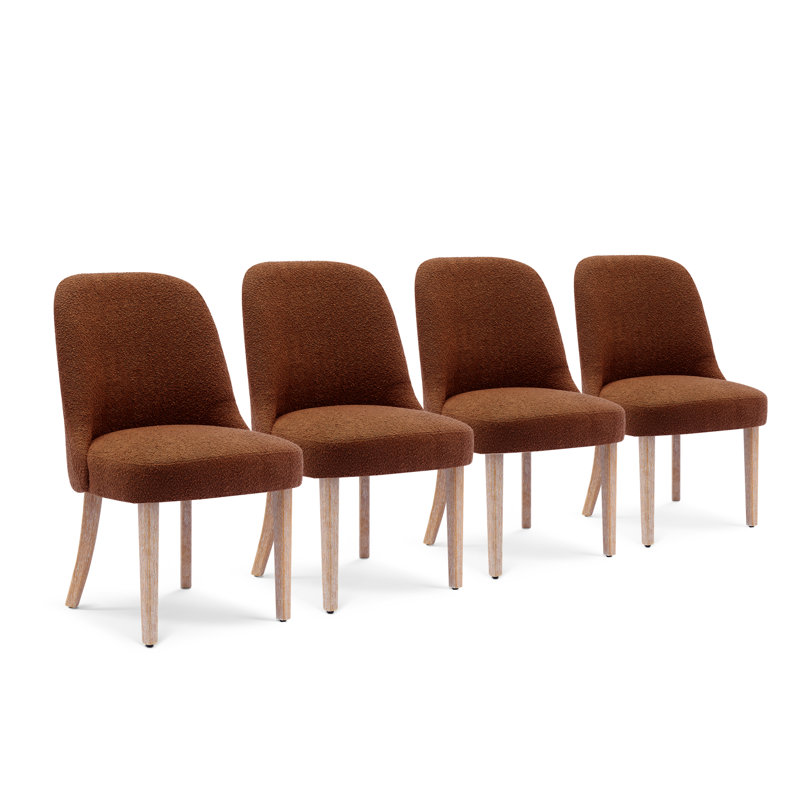 Chaise d'appoint Breann, Brun
