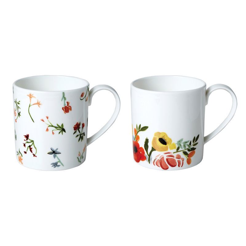 Language Of Flowers Bone China Coffee Mug