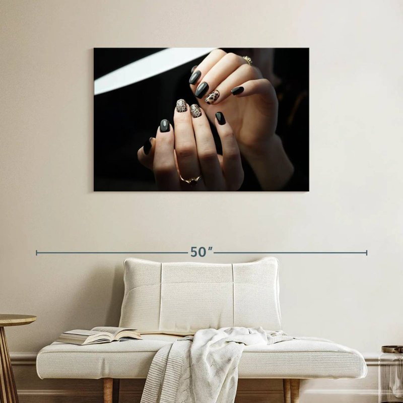 Shuttleworth Animal Print Nails, 26" H x 39" W