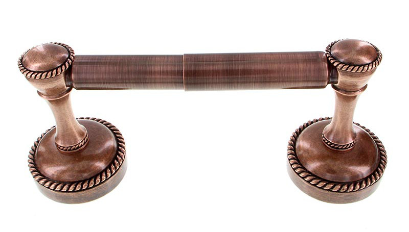 San Michele Wall Mounted Spring Toilet Paper Holder, Antique Copper