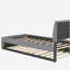 Lit plateforme à plateau-coussin double Teddy-121110543