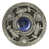 Pierre naturelle sodalite antique étain bleu