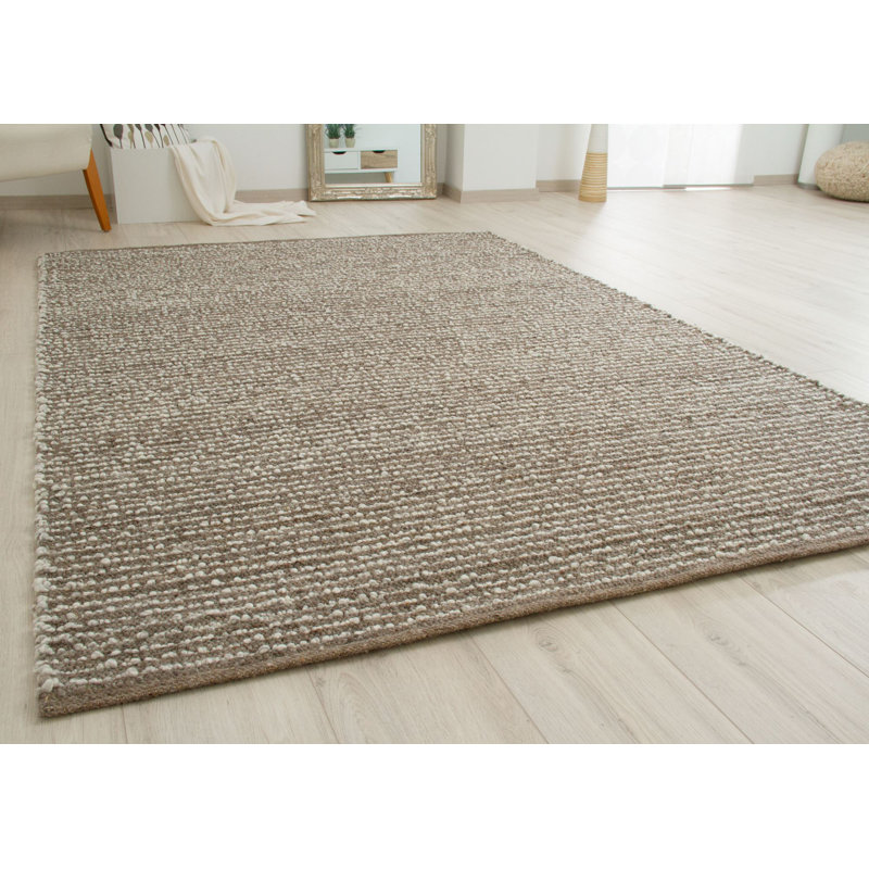 Jeremy Striped Wool Hand Woven Area Rug, Rectangle 170 x 240cm