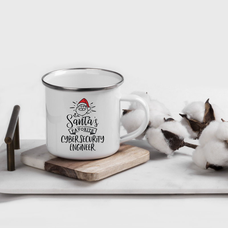 Tasse de camping militaire Yunus Santa's Favorite, Ingénieur en cybersécurité