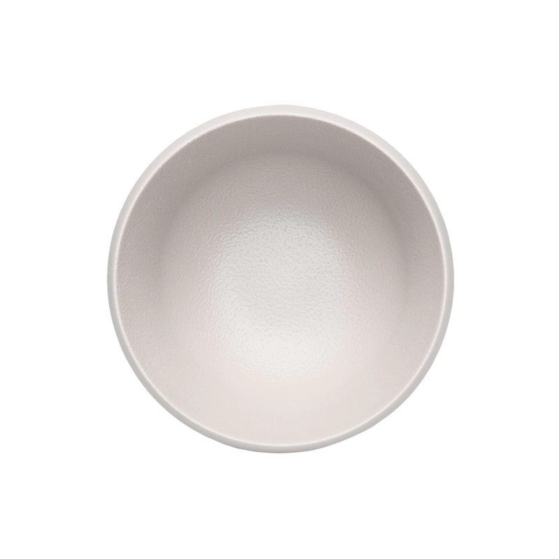 Trama Melamine Rice Bowl, Light Gray