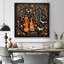 Indian Art Rajasthani Folklore tales II - Art indien, reproduction d'art sur toile encadrée-442273065-423041055