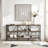 Kira Console Table with Shelves-545860170-664288193