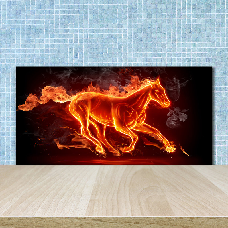 Barriffe 50cm W x 100cm L Glass Peel and Stick Panel