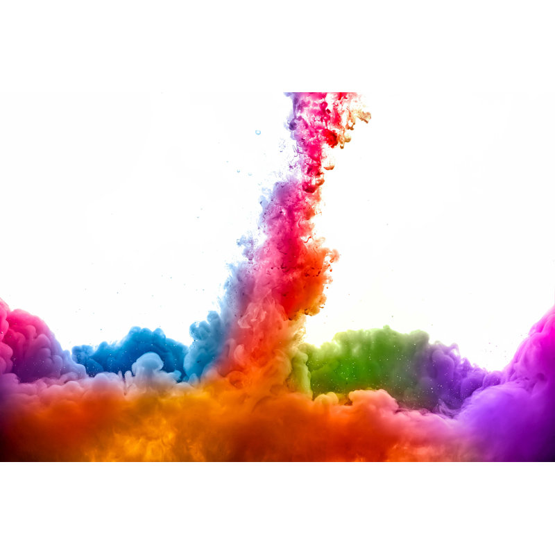 «Color Explosion» par Carther - Photographie sur toile tendue, H 12 po x l 18 po