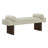  Brooke Contemporary Upholstered Bench, Beige-597635316