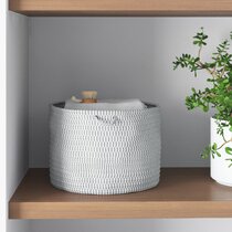 RIHUD Storage Baskets for Shelves 18.5x10.5x8in Closet Storage