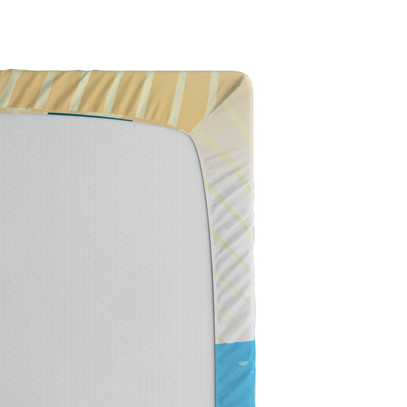 Beach Microfiber Fitted Sheet, Twin XL Fitted Sheet
