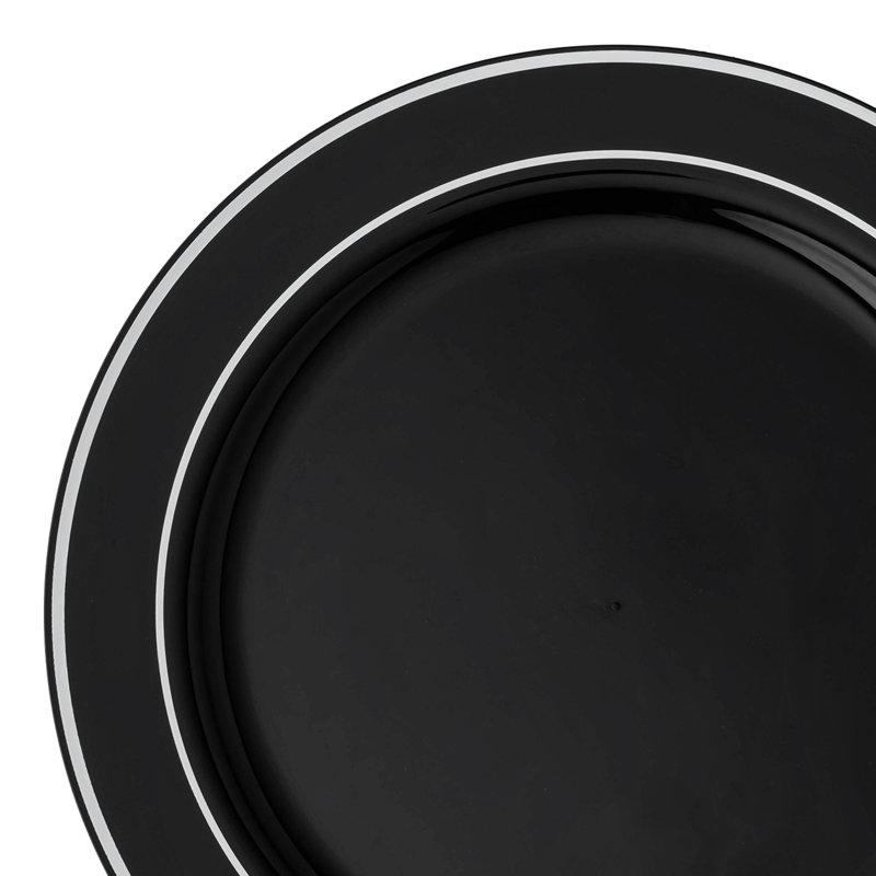 Assiette à dîner jetable en plastique