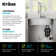 KRAUS Bellucci Workstation 32-in. Undermount Kitchen Sink with WasteGuard™ Garbage Disposal