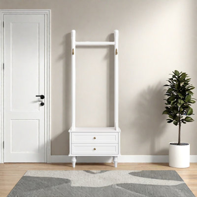 Robust Wooden Closet with Enhanced Storage