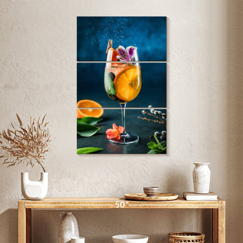 Yarlin Citrus Cocktail, 38" H x 24" W