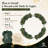 CAPHAUS Lighted Artificial Christmas Wreath, with LED Lights, Eucalyptus and Pine, Multiple Sizes-104804303