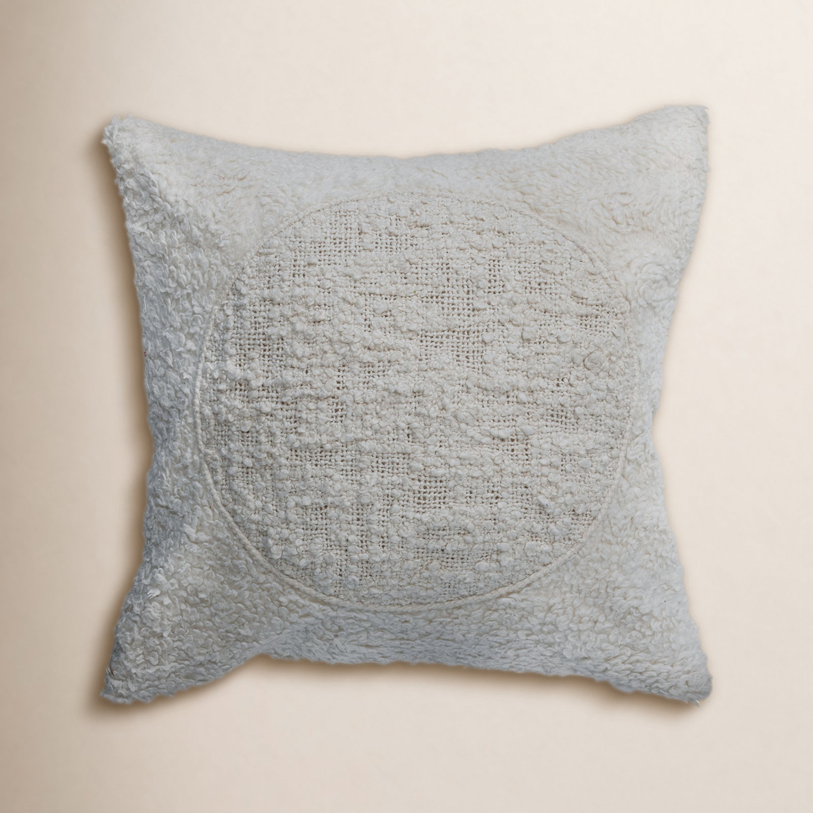 Devia 20" x 20" Embroidered Throw Pillow, Down