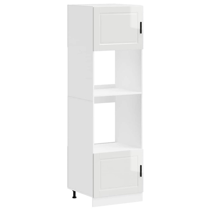 Belisle Oven Cabinet, High Gloss White