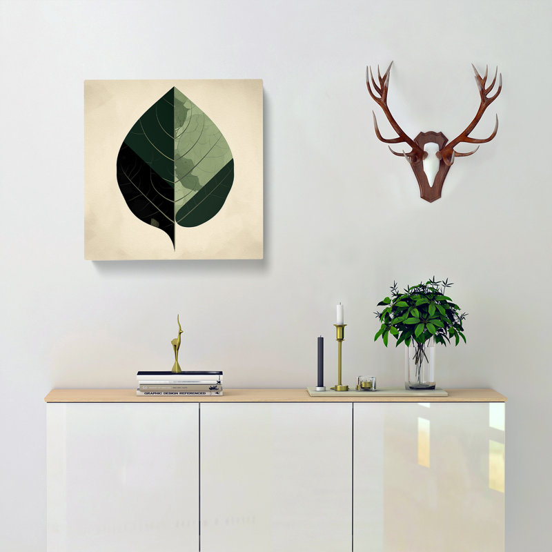 Leaf Bauhaus No.1 - No Frame Print, 50cmH x 50cmW