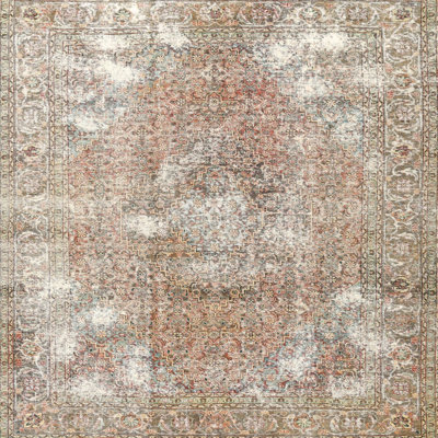 Tapis gris/beige/brun clair traditionnel Sanhedrin