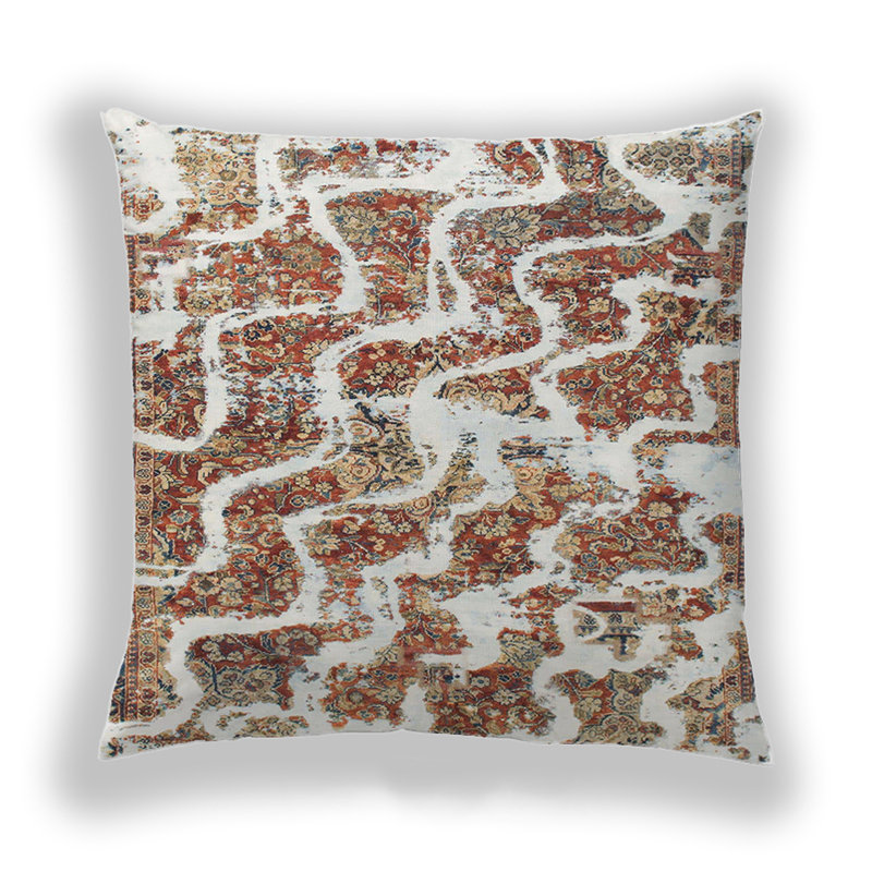 Coussin décoratif abstrait 1141, Microsuède