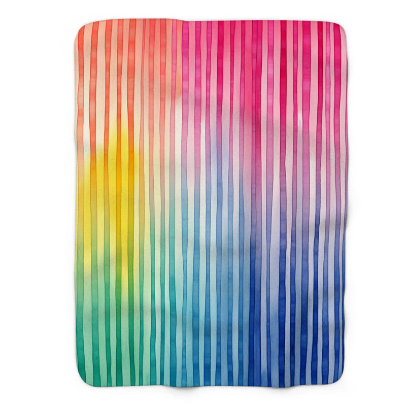 Prism Patterns - 1 Piece Premium Blanket, Queen