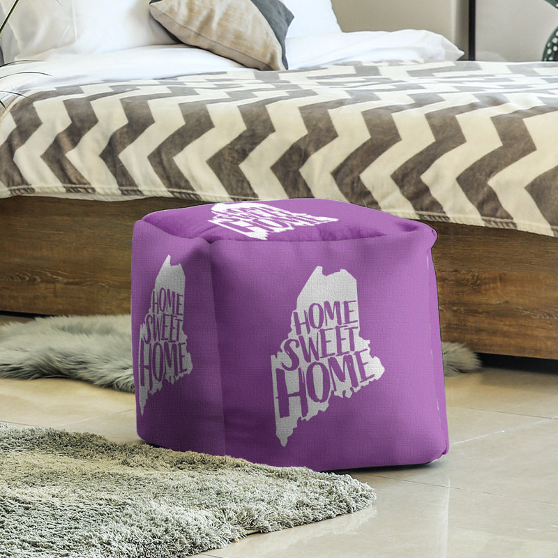 Repose-pieds à cubes pour le maine doux home, Violet
