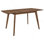 Natural Walnut Rectangular Dining Table