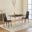 Adonia Upholstered Faux Leather High Back Dining Chairs-39665853-123100106