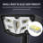 Low Voltage Solar Powered Integrated LED Spot Light Outdoor Waterproof Pathway Lights for Wall Lawn