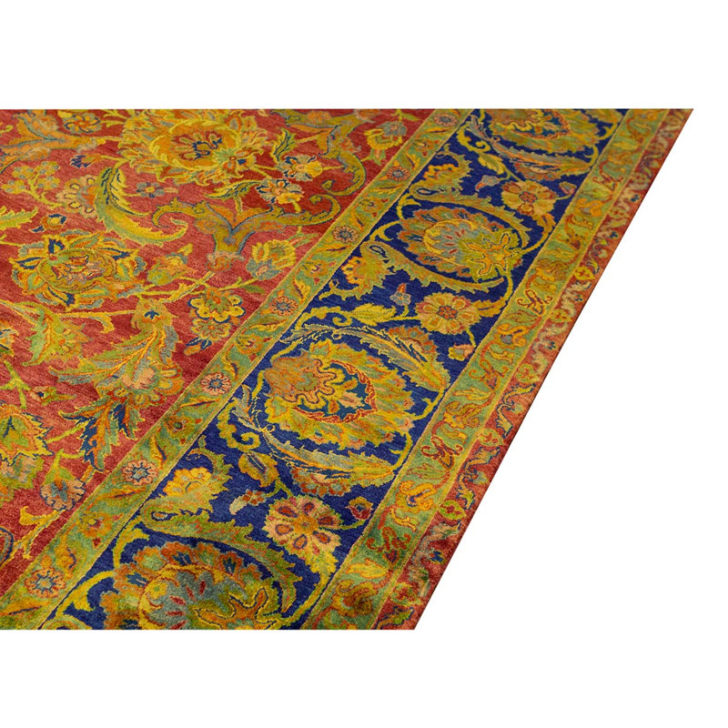 One-of-a-Kind Rectangle 9'2" X 11'9" Hand Knotted Area Rug