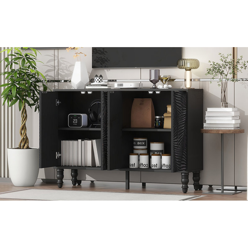 Console 47,2 po, Noir